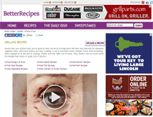 Tablet Screenshot of grilling.betterrecipes.com