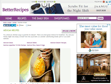 Tablet Screenshot of mexican.betterrecipes.com