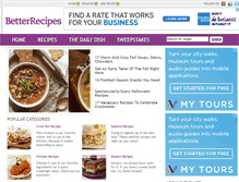 Tablet Screenshot of betterrecipes.com